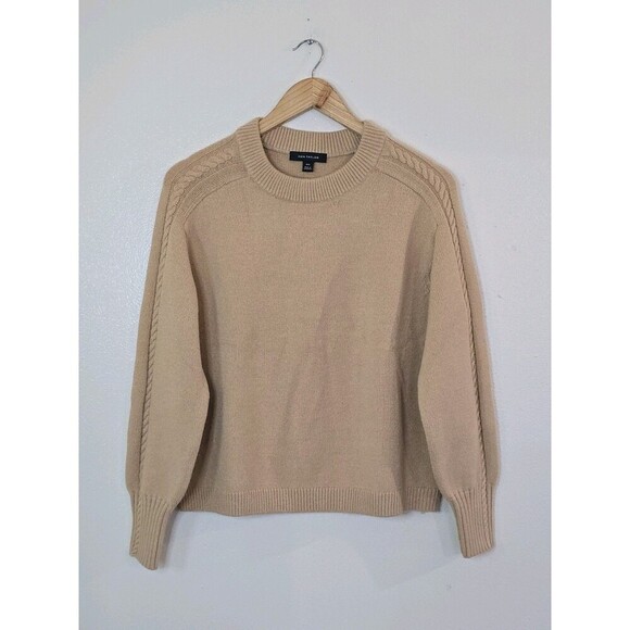 Ann Taylor Cable Knit Sweater Pullover Womens Size XXS Crew Neck Timeless Soft - Picture 10 of 10